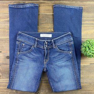 Hudson Signature Boot Cut Low Rise Form Fitting Jeans Size 28 w/ 32.5" Inseam